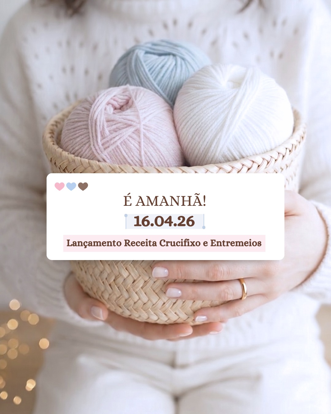 Amanhã será o lançamento da Receita Crucifixo e Entremeios para deixar sua Dezena Mãezinha do Céu ainda mais personalizada. 🩷
Quer aprender? Então fica aqui comigo! O valor será muito especial, quero muito que você agregue ainda mais valor as suas peças.