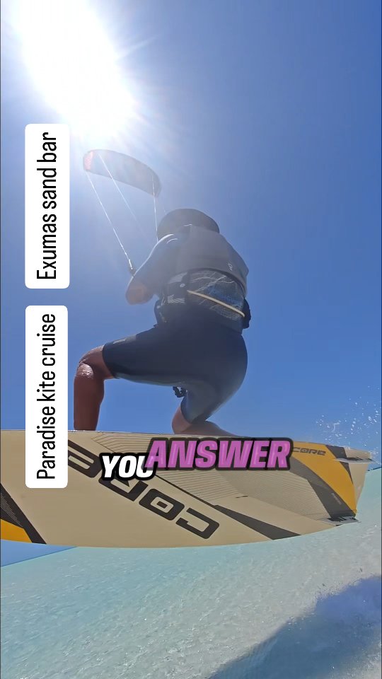 The winds are calling. 🪁💨You answer
18 knots at the Exumas — conditions are PERFECT.
.
.
#ParadiseKiteCruise #KiteSurfing #Exumas #Bahamas #StaySaltyStayFree KiteSurf BahamasLife CatchTheWind