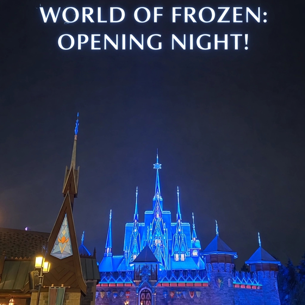 ❄️ WORLD OF FROZEN IS HERE! My colleague Helen was there for opening night & it’s SPECTACULAR! 🏰✨ Every detail is pure magic. Top Tip: Wait times for Frozen Ever After dropped to 20 mins after 8pm! 🏃♀️ The evening show is a total WOW! DM me to book! 💙 #WorldOfFrozen
