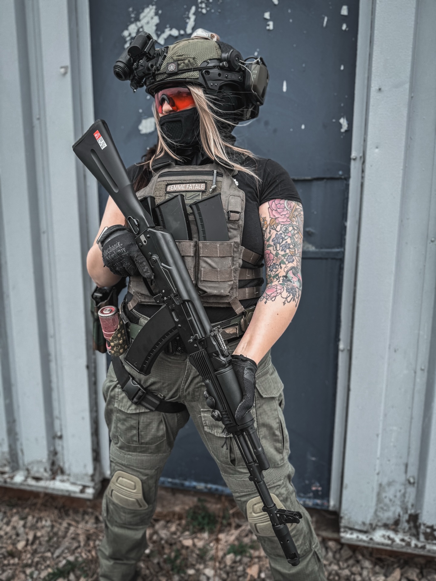 She’s an AK GYAL 🔥 Let me introduce you to the stunning @vegaforcecompany AK (AV74M) from @bztacticaluk. This AK is truly a heavy queen, commanding attention with every inch and crafted to perfection. Isn’t she simply gorgeous? Despite her impressive stature, I assure you she isn’t half my height 😂
AD
Partners ❤️🔥
•
BELT & KYDEX: @deadly_customs
Use code ‘femmefatale’ for 10% off 🥵
www.deadlycustoms.co.uk
•
🇬🇧 STORE: @bztacticaluk
Use code FF5 for 5% off
www.bztactical.co.uk
•
🔋 Powered by: @rebelprecision
•
#airsoft #airsofting #airsoftcommunity #airsoftuk #femmefataleairsoft