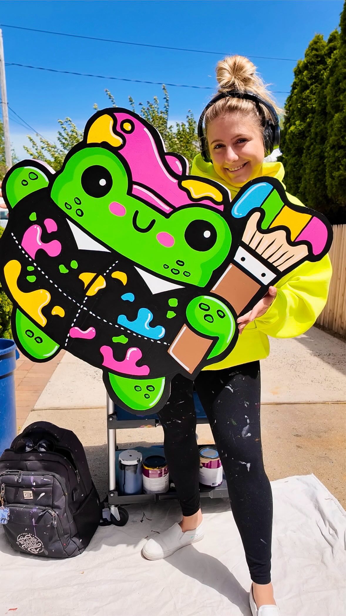 So are we goin to @homedepot rn or 👀
•
Come see me and Mr. Art froggy this weekend May 16th + 17th at the Gold Coast book fair 📖🖍️ @goldcoastbkfair @goldcoastforum @oysterbaymsa ✨
•
•
•
#foamcutouts #diydecor #foamboard #charactercutouts artmarkets