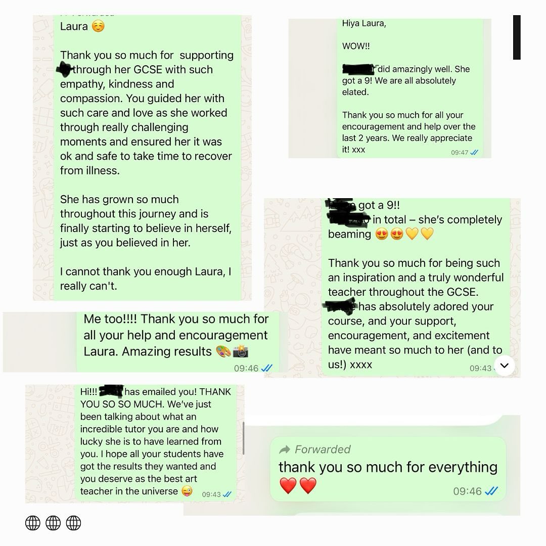 Messages like these stay with me forever 🤍
So incredibly proud of every student — not just for the grades they achieve, but for the resilience, creativity and confidence they’ve built along the way.
Teaching art is about so much more than outcomes. It’s about helping young people believe in themselves, find their voice, and feel supported through every challenge and success.
Thank you to all the families who trust me to be part of their journey. 🫶
#GCSEArt #ArtTeacher #ResultsDay #ProudTeacher #CreativeEducation #GCSEResults