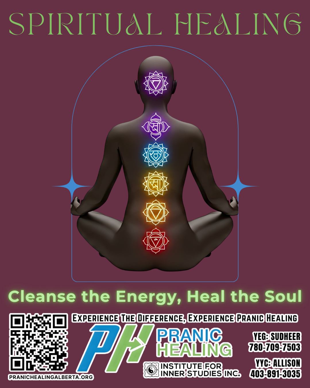 Spiritual healing through Pranic Healing brings balance to your mind, body, and spirit. #MindBodySpirit #EnergyBalance #PranicHealingAlberta
#PranicHealing is a simple & comprehensive system of natural healing techniques that accelerate the body’s natural healing process.
• #SpiritualHealing
• #RadiateHealing
• #ManifestProsperity
• #MeditationHealing
🌐www.pranichealingalberta.org
📱#YEG: Sudheer 780-709-7503
📱#YYC: Allison 403-891-3035
#EnergyHealing #ChakraHealing #InnerPeace #HolisticWellness#EnergyClearing #HealingFromWithin