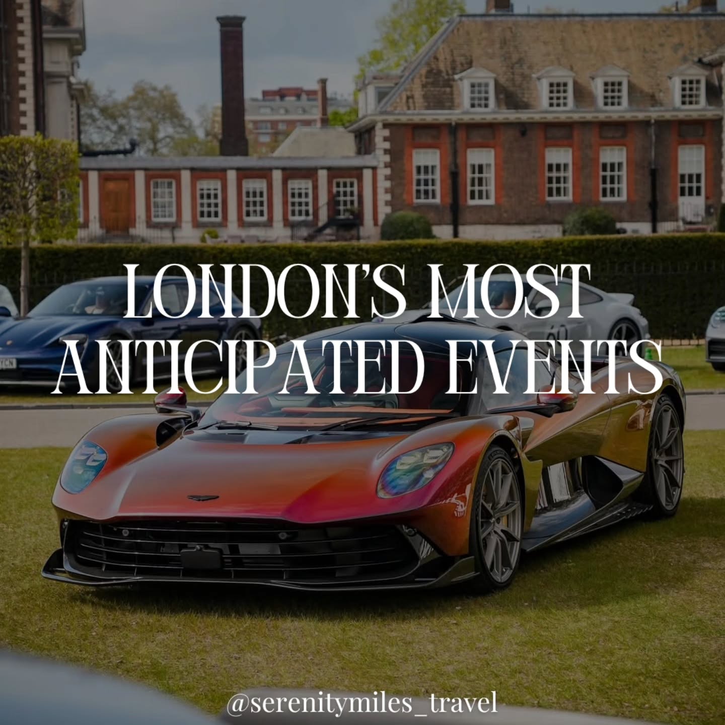 Day 4 of our FAM trip begins with a visit to the unique automotive celebration – @salonpriveuk Supercar Saturday, where elegance meets horsepower in a refined garden-party setting
First established in 2006 at Blenheim Palace – Salon Privé London brings this distinguished automotive tradition to the heart of the capital
The programme continues with a leisurely walk through the charming streets of Chelsea towards @jumeirahcarltontower followed by a site inspection and a refined lunch within the property
The afternoon unfolds with a stroll through Kensington and a visit to the temporary Schiaparelli exhibition at the Victoria and Albert Museum, celebrating one of fashion’s most visionary maisons
In the evening, the itinerary proceeds with a site inspection of @thechanceryrosewood followed by dinner at its Italian restaurant, Serra
⠀
➡️ Get in touch with our Luxury Travel Specialists on +44 746 786 23 53 | reservations@serenitymiles.com