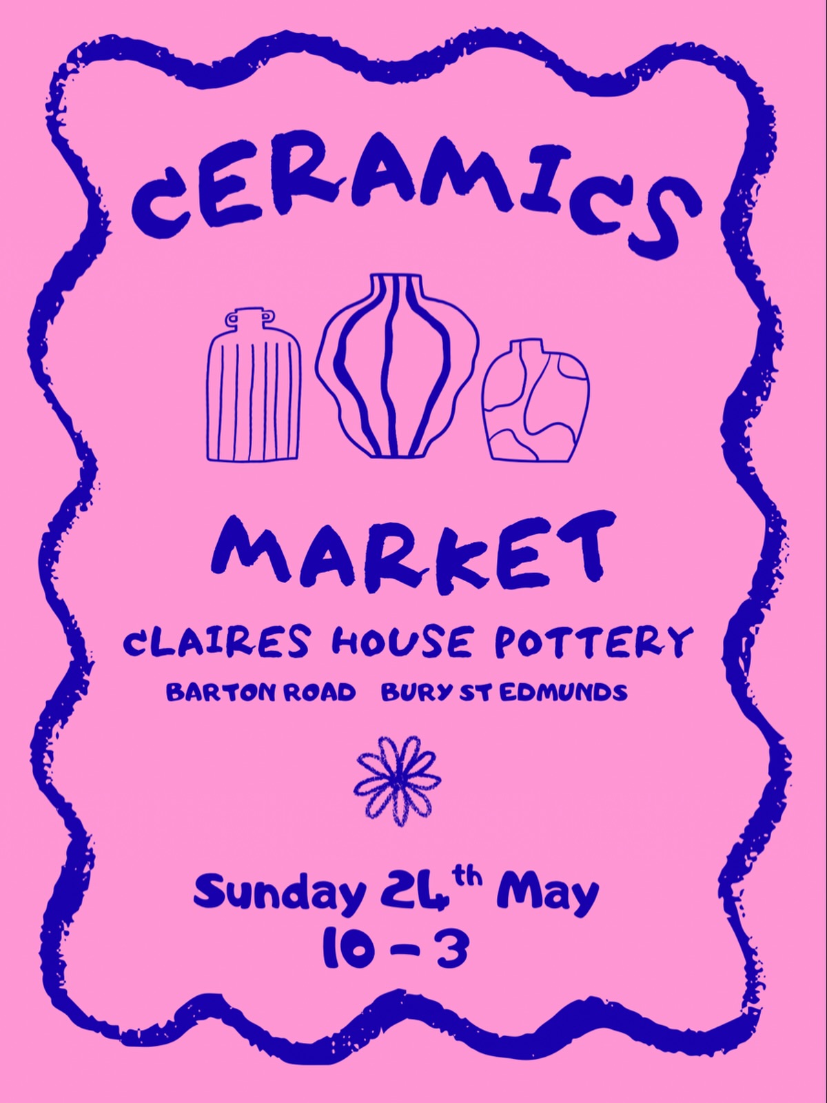 Woo hoo 🙌🏼 our next market is coming SOON! Come and see the beautiful ceramics created here in the studio - purchase your favourite pieces to take home 🥰🥰
Students & Members don’t forget to sign up to add your pottery to the market - one piece is fine - more is amazing! We would love you to be part of our fab community and bring your friends and family to see where you come to have fun/swear at clay 🤪 More info in the studio if you want to add your ceramics 🎉