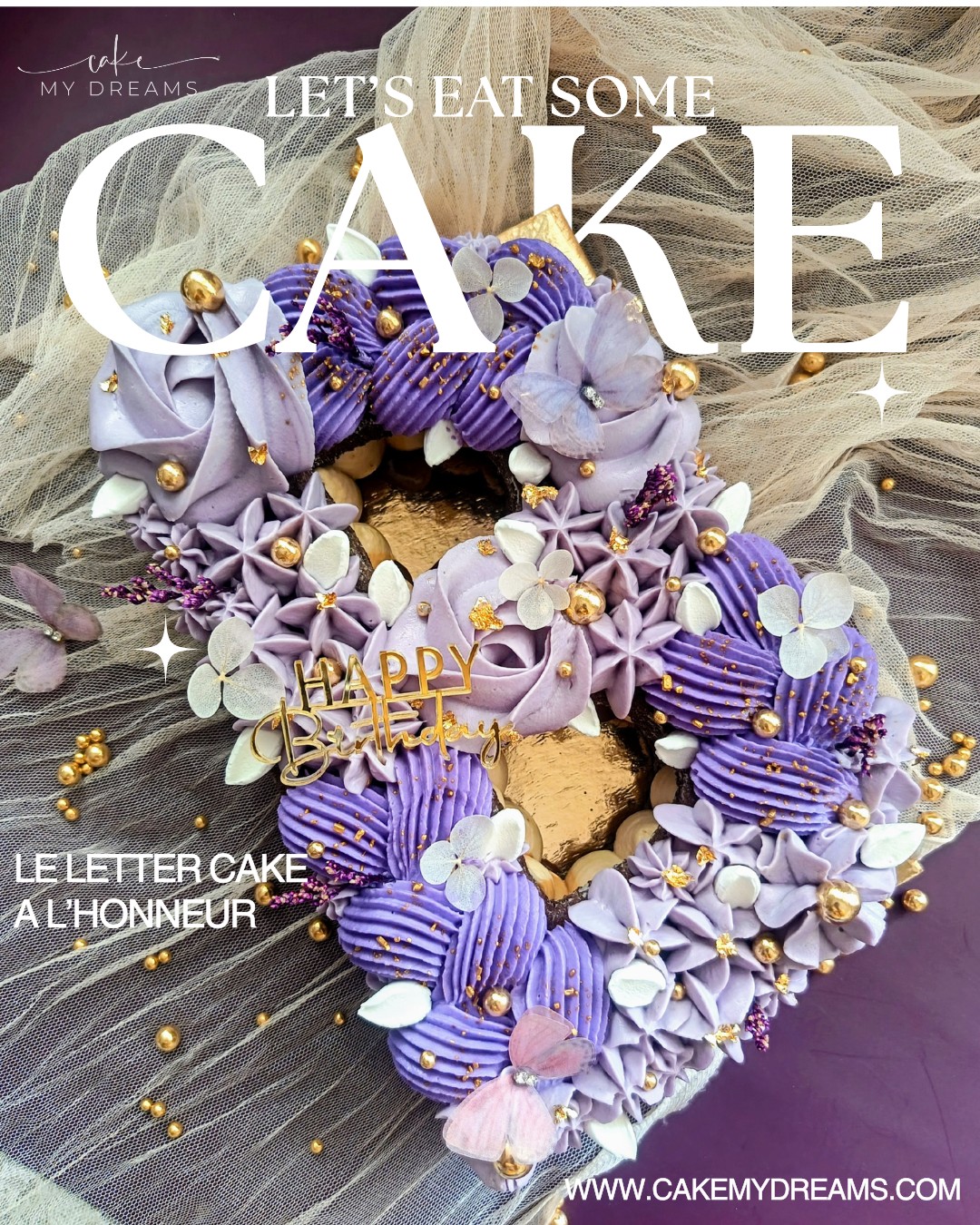 🌟 La douceur à la lettre près ! Nos Letter Cakes généreux sont à l'honneur ce mois-ci. Réservez le vôtre maintenant et surprenez vos proches ! 🍥