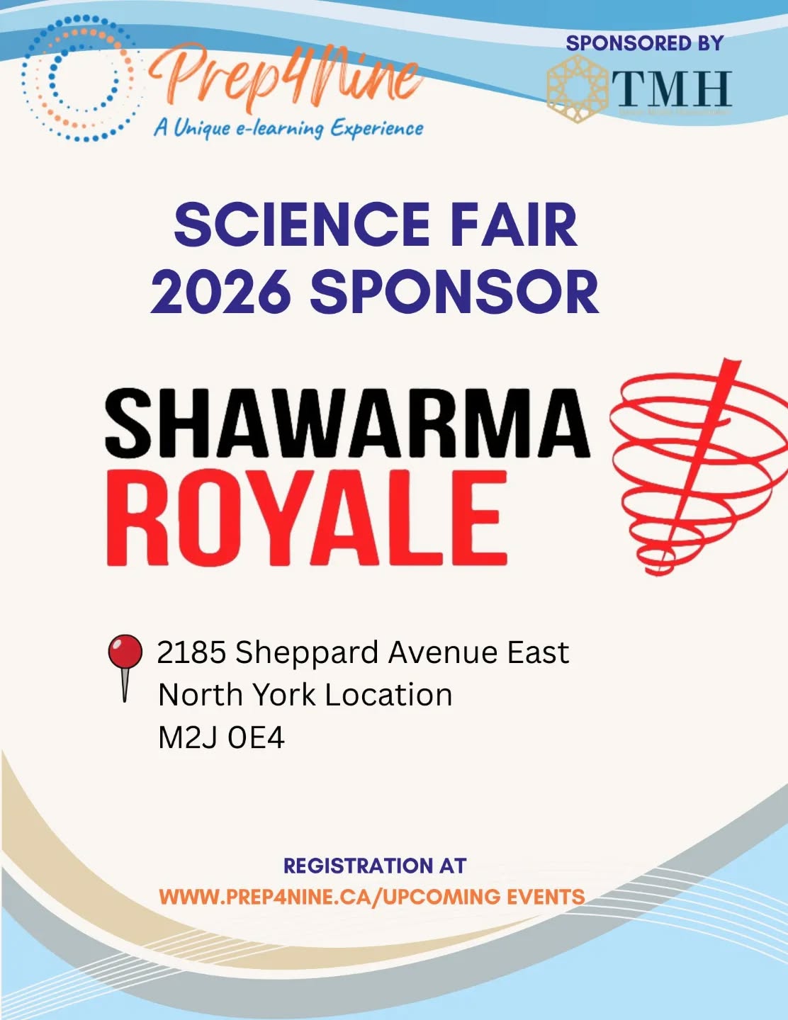 A huge THANK YOU to @shawarmaroyalecanada North York for generously sponsoring lunch for our Science Fair participants! 🌟
Your support will help make the day even more special for our students, and we are so grateful for your kindness and community support. 💙
Go check them out at:
📍North York Location
2185 Sheppard avenue East
M2J 0E4
#community
#sponsor
#sciencefair
#shawarma