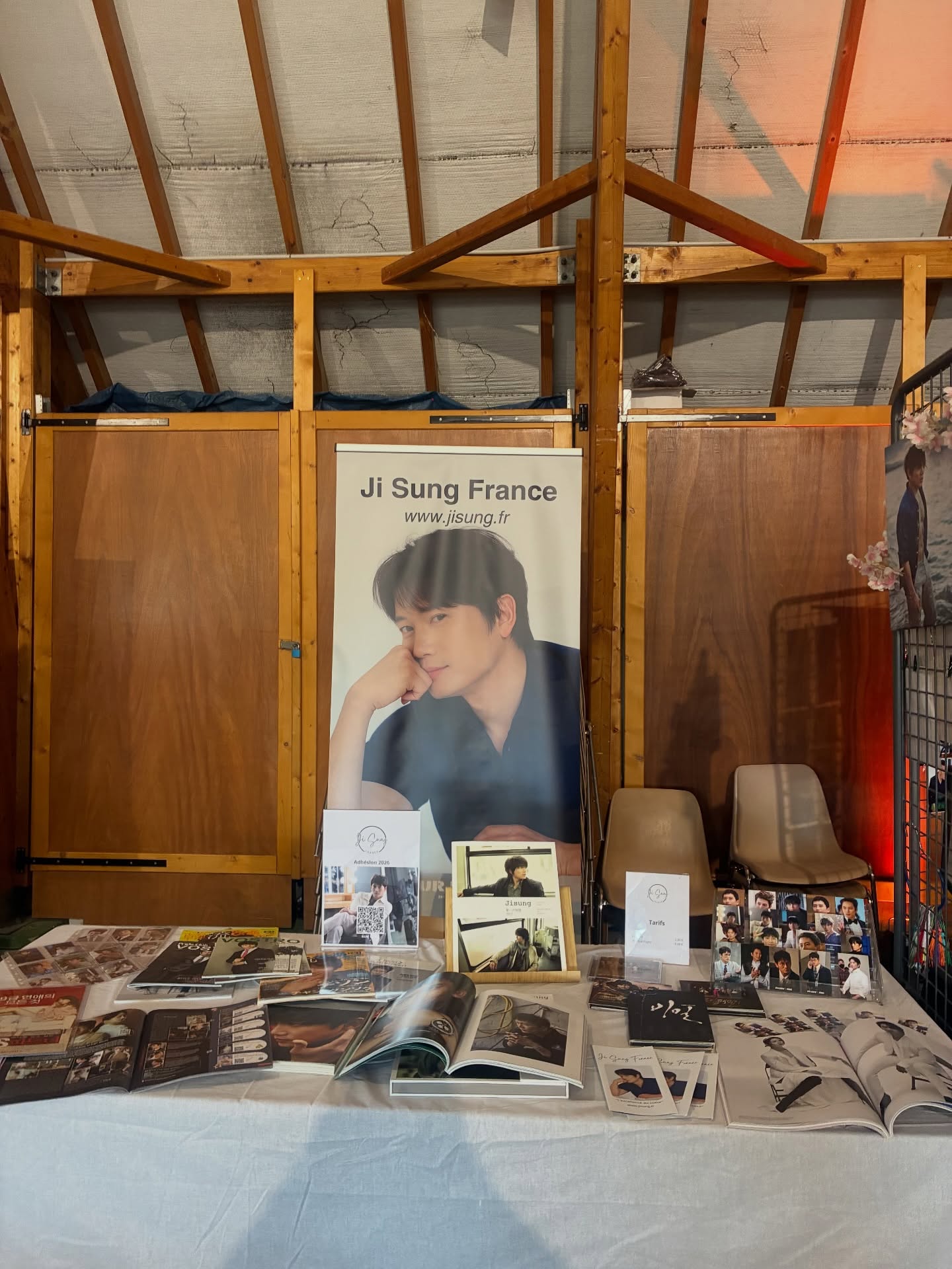 Le bonheur de parler de Ji Sung au festival de Chailly en Bière.
@lacoreepresdechezvous