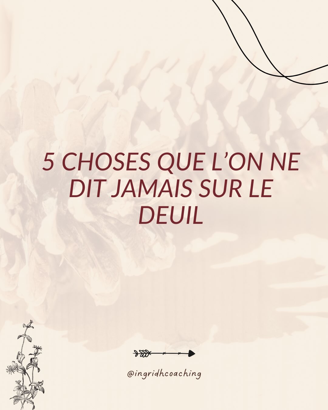 Il y a des choses que l’on ne dit pas sur le deuil.
Pas parce qu’elles ne sont pas vraies…
Mais parce qu’elles sont difficiles à mettre en mots.
Alors quand on les vit, on peut se sentir seule.
Se demander si c’est « normal »
Ou même si quelque chose ne va pas chez nous.
👉 Je te rassure : ce que tu ressens est profondément humain.
Le deuil ne suit pas une ligne droite.
Il ne disparaît pas avec le temps.
Et il ne se vit pas seulement dans le cœur… mais aussi dans le corps, dans le quotidien, dans tout ce que tu es.
Si tu traverses ça aujourd’hui,
j’espère que ces mots t’auront aidée à te sentir un peu moins seule.
Et si c’est encore trop lourd, saches que tu n’es pas obligée de porter ça toute seule 🤍
Si tu ressens le besoin d’être accompagnée dans ce que tu traverses,
je propose un accompagnement pour t’aider à déposer, comprendre et traverser cette période à ton rythme.
#deuil #resilience #reconstruction #soutienemotionnel #santementale