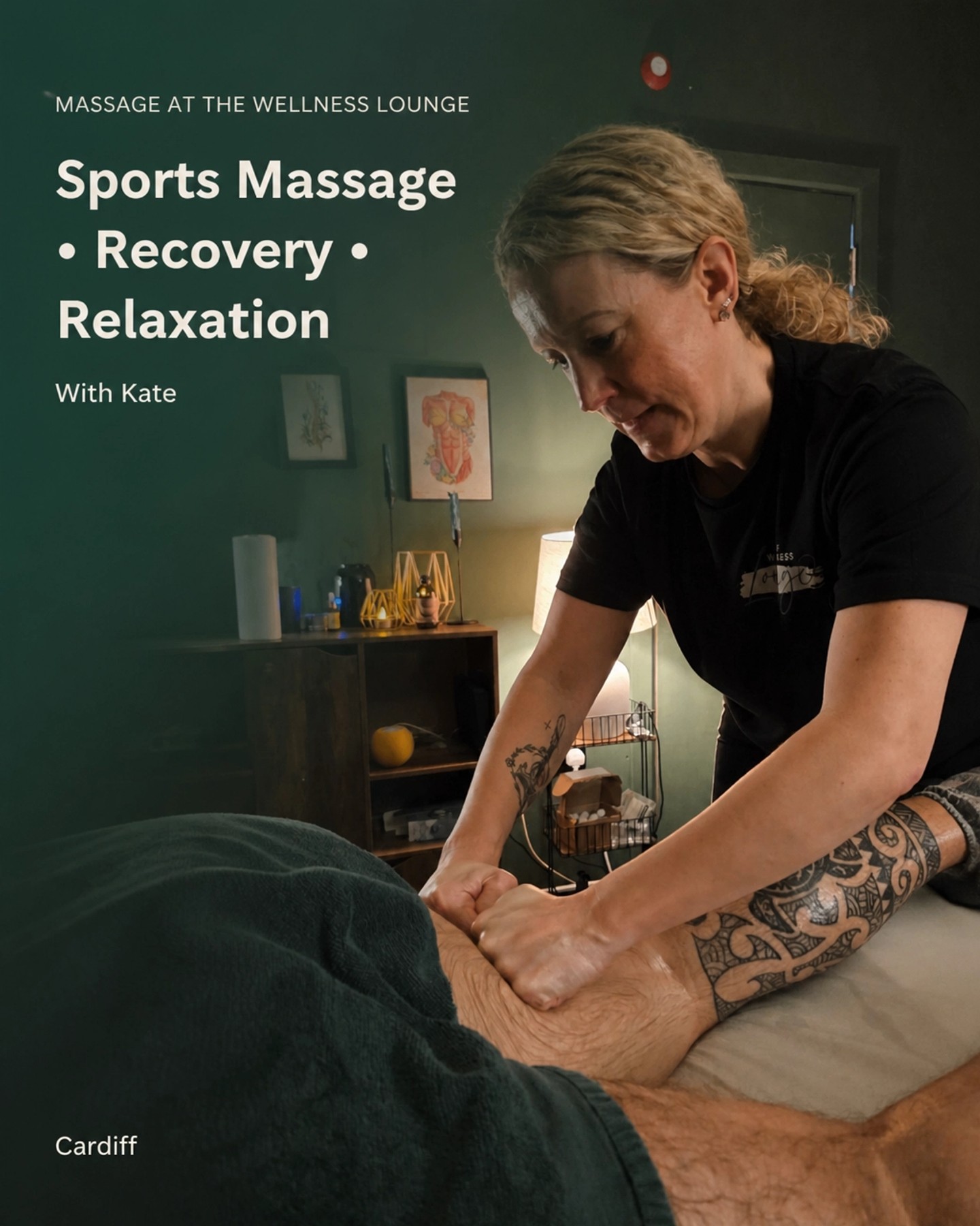 Tight legs, sore shoulders, desk back… you don’t have to just “live with it”.
Kate’s hands-on massage sessions are built around what you need today : whether that’s sports recovery, easing tension, or proper switch-off time.
Book your massage at The Wellness Lounge, Cardiff.
Tap the link in bio to book.
#CardiffWellness #SportsMassage #MassageTherapy #Recovery