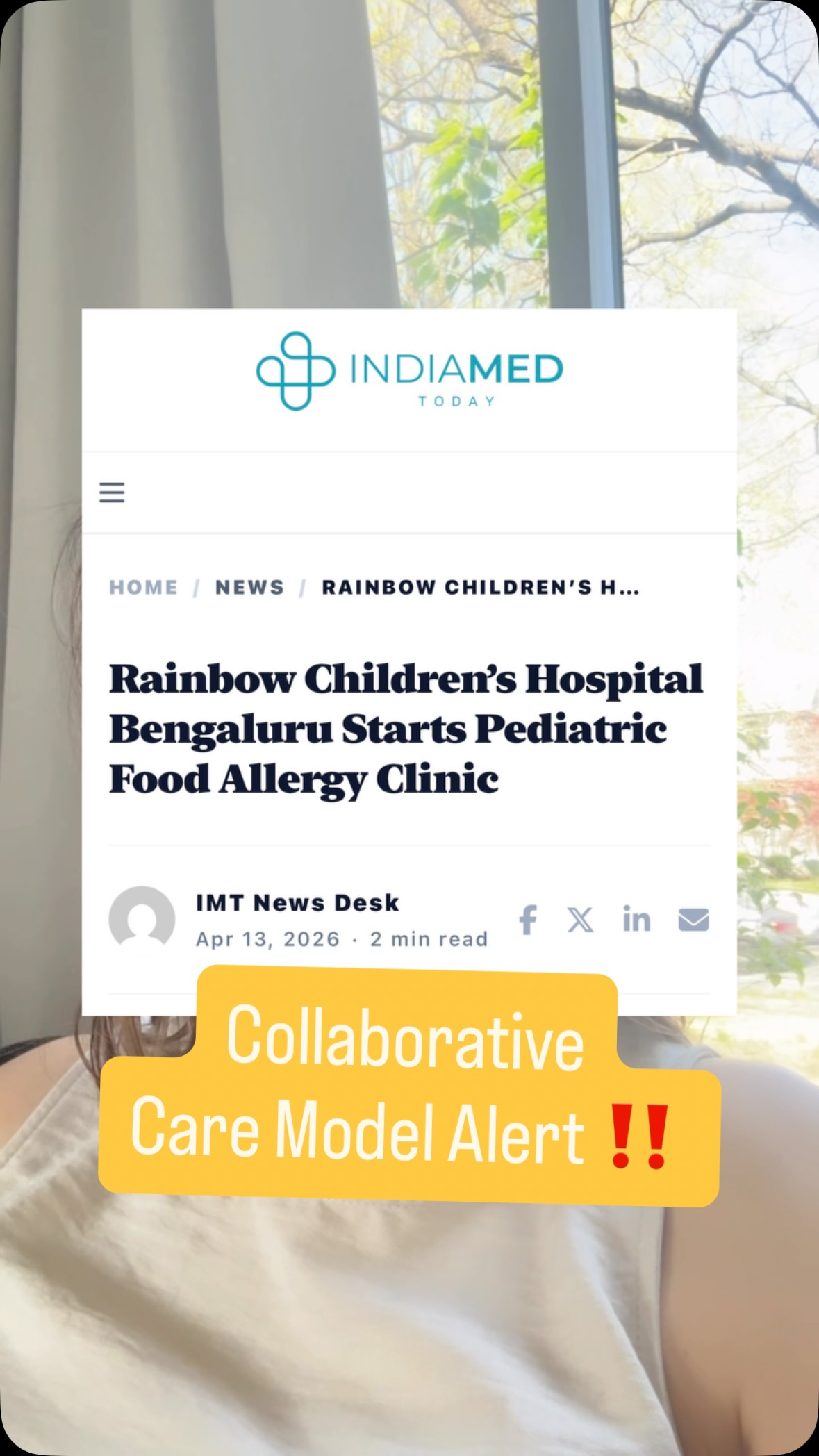 A new food allergy clinic just opened in India… and guess what? It includes a pediatric dietitian as part of the care team 👏
Meanwhile in the US…. where are all the dietitians integrated into allergy clinics? While it may be a part of care in some clinics, this is not a universal practice.
We’re still operating in a system where nutrition is treated like an afterthought, not a core part of care. But for patients navigating food allergies, nutrition isn’t optional, it’s essential.
Families deserve support with:�- safe, balanced diets�- reducing fear around food�- growth + nutrient adequacy�- real-life implementation
This isn’t a “nice-to-have.” It’s standard of care.
So I’ll ask again… where are the dietitians in US allergy clinics? Why is this not standard practice?!
#foodallergies #pediatricnutrition #dietitians #nutritionmatters #healthcaregaps