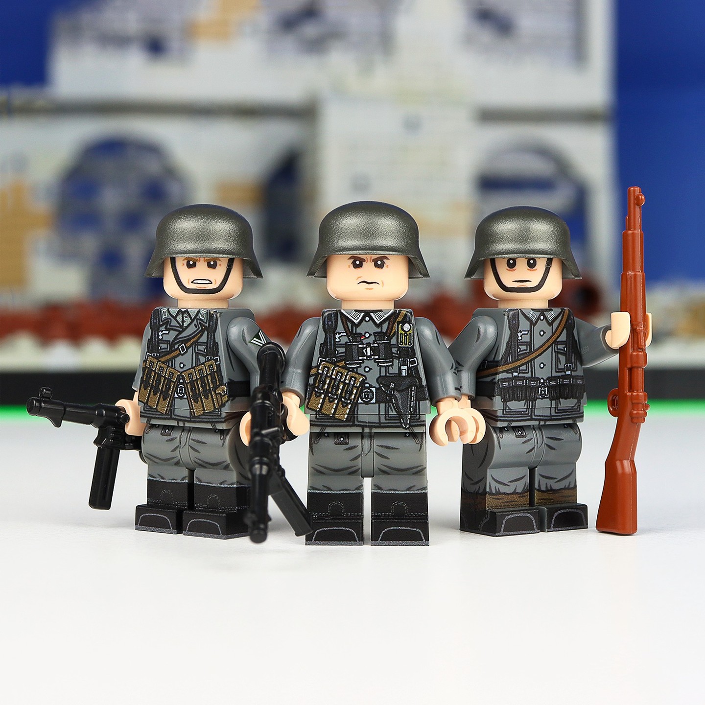 The Heer Frontline is waiting...have you pre-ordered yours? 👀
- WW2 German Heer Squad Leader (Mid-late War)
- WW2 German Heer Assistant Squad Leader (Mid-late War)
- WW2 German Heer Rifleman (Mid-late War)
Pre-order now at United Bricks! Orders containing these pre-orders will ship from 24th April onwards.
👉 www.unitedbricks.com/new-products
-
#unitedbricks #lego #minifigures #afol #brickarms #customlego #militaryminifigs #ww2 #brickcommunity