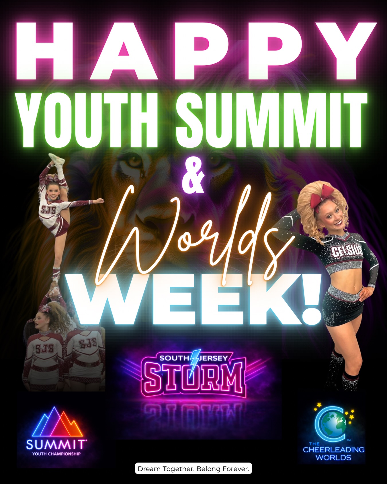 Happy Youth Summit & Worlds Week! ✨⚡️
All the early mornings, late nights, practices, dedication, and hard work have led to these moments. We can’t wait to watch our athletes take the floor and do what they do best.
Drop a ⚡️ to wish our athletes good luck!!!
#SouthJerseyStorm #YouthSummit #WorldsWeek #RoadToWorlds #Sjsjerseysbest