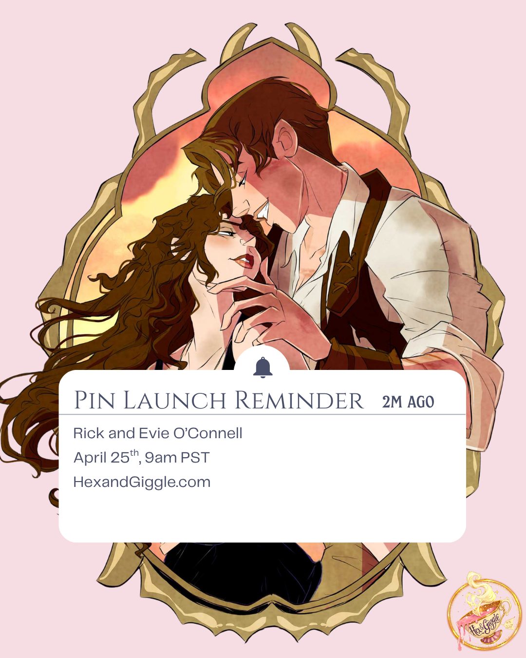 Hey Pin Goblins! Just a reminder that Rick and Evie are dropping on Saturday at 9am PST. Don't miss your chance to grab the second pin in this series!!
#PresaleLaunch
#EnamelPin
#TheMummyPin
#PinPresale
#DreadIllustrations