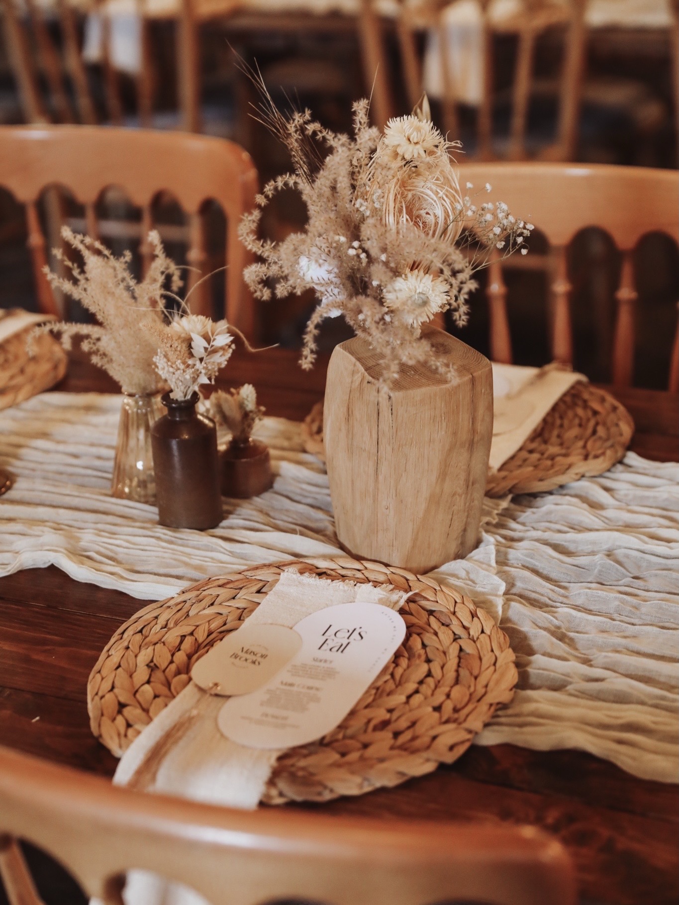 Happy Earth Day 🌿
Sustainability is something that’s always been at the heart of URURA Moments. We take so much of our inspiration from nature. From our earthy colour palettes to the materials we use, and we’re always thinking about how we can create beautiful weddings while being mindful of our impact.
A lot of our decor is handmade using reclaimed wood, giving materials a second life and keeping things natural and unique. We use dried flowers throughout our styling too - not only are they long-lasting and versatile, but they’re a more sustainable alternative to fresh florals, allowing you to create something beautiful with less waste.
It’s also the smaller things that matter to us! Printing on recycled cardstock, using rechargeable batteries for our LED candles, having recyclable packing for our stationery, and designing pieces that can be reused again and again.
We’re always learning, always improving, and always looking for ways to do things better - for our couples and for the planet 🤍
#EarthDay #SustainableWedding #EcoFriendlyWedding #WeddingDecorUK #URURAMoments