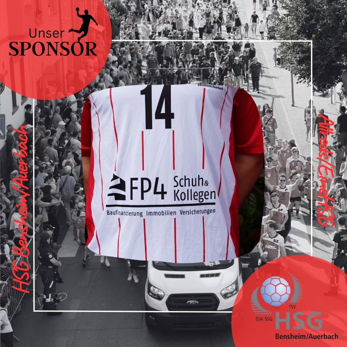Unsere nächster Sponsor: FP4 Schuh & Kollegen
"Als Versicherungsmakler verpflichten wir uns, unabhängige Beratung zu Versicherungen, zur Baufinanzierung, Immobilienfinanzierung, Altersvorsorge und Absicherung anzubieten. Die Beratung richtet sich nach Ihrem Interesse, Bedürfnis und Ziel.
Wir sind frei und unabhängig von Banken und müssen Ihnen nicht teure Versicherungen oder Finanzprodukte verkaufen, um hohe Provisionen zu erhalten."
Vielen Danke für die Unterstützung.