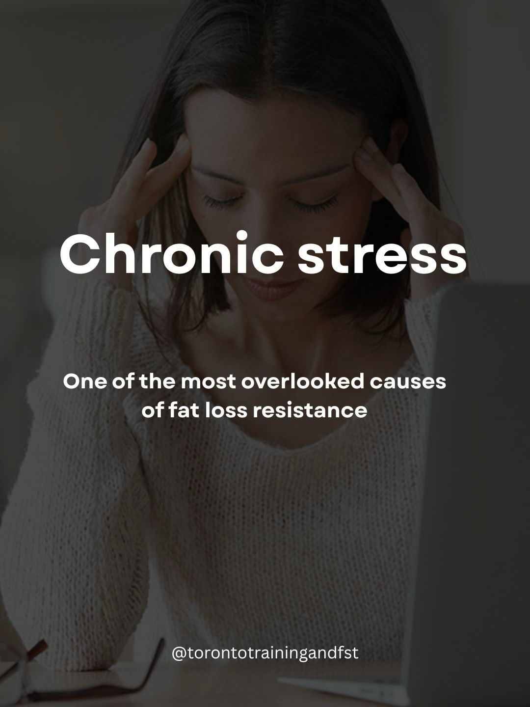 Fat loss is not simply a matter of calories in versus calories out.
One of the most overlooked variables in fat loss is chronic stress. When psychological and physiological stress remain elevated over time, the body’s ability to recover, regulate appetite, sleep properly, and efficiently utilize energy begins to decline.
What makes this challenging is that many people respond by increasing output. More cardio, more restriction, more intensity, while the system itself is already struggling to recover.
In practice, sustainable fat loss is often less about doing more and more about creating better balance. Proper recovery, appropriate training volume, quality sleep, daily movement, and reduced overall stress tend to produce far more sustainable results than extremes ever do.
#fatloss #chronicstress #stressmanagment #personaltrainer #torontotrainingandfst