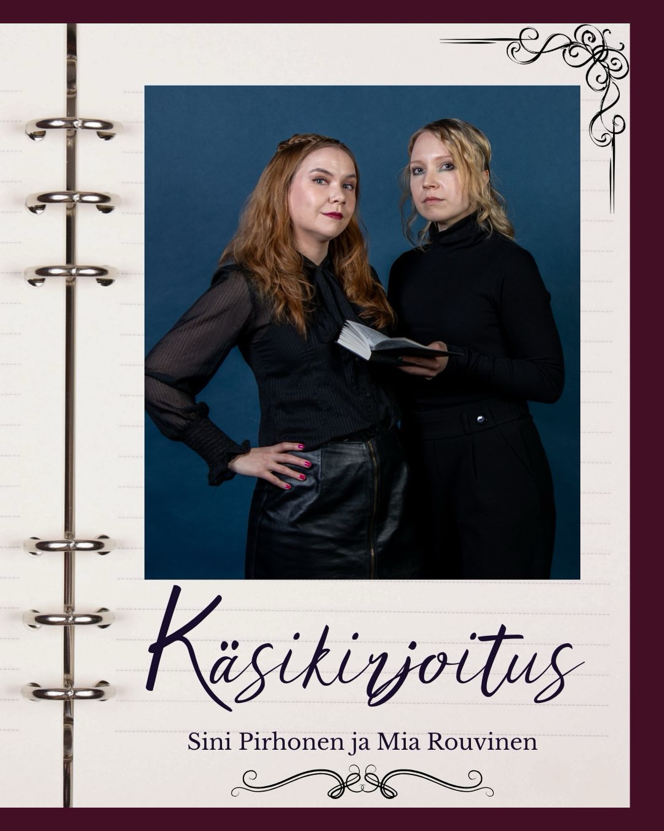 Saammeko esitellä teille kaksikon, joka käsikirjoitti tämän vuoden Speksin upean tarinan ja esitteli meille Villa Utsiktin!😍🧠
Käsikirjoituksesta alkaa koko speksiproduktio! lman käsikirjoittajiemme mielikuvitusta ja taitoa ei synny myöskään Speksin hahmoja tai juonta! Käsikirjoittajat ideoivat ja laativat käsikirjoituksen, johon kuuluu vuorosanat, joitain näyttämöohjeita ja tilaa myös omstarteille. Käsikirjoitus pitää kunnolla otteessaan ja tarjoaa tarinan ohessa paikkoja yleisön huudoille: sellaisen laatiminen ei ole helppoa, mutta meidän upeat käsikirjoittajat onnistuivat siinä mahtavasti!😍🤩
Vuoden 2026 nerokkaan käsikirjoituksen loihtivat:
Sini Pirhonen ja Mia Rouvinen
Kuva: Joshua Piipponen / @joshua_piipponen