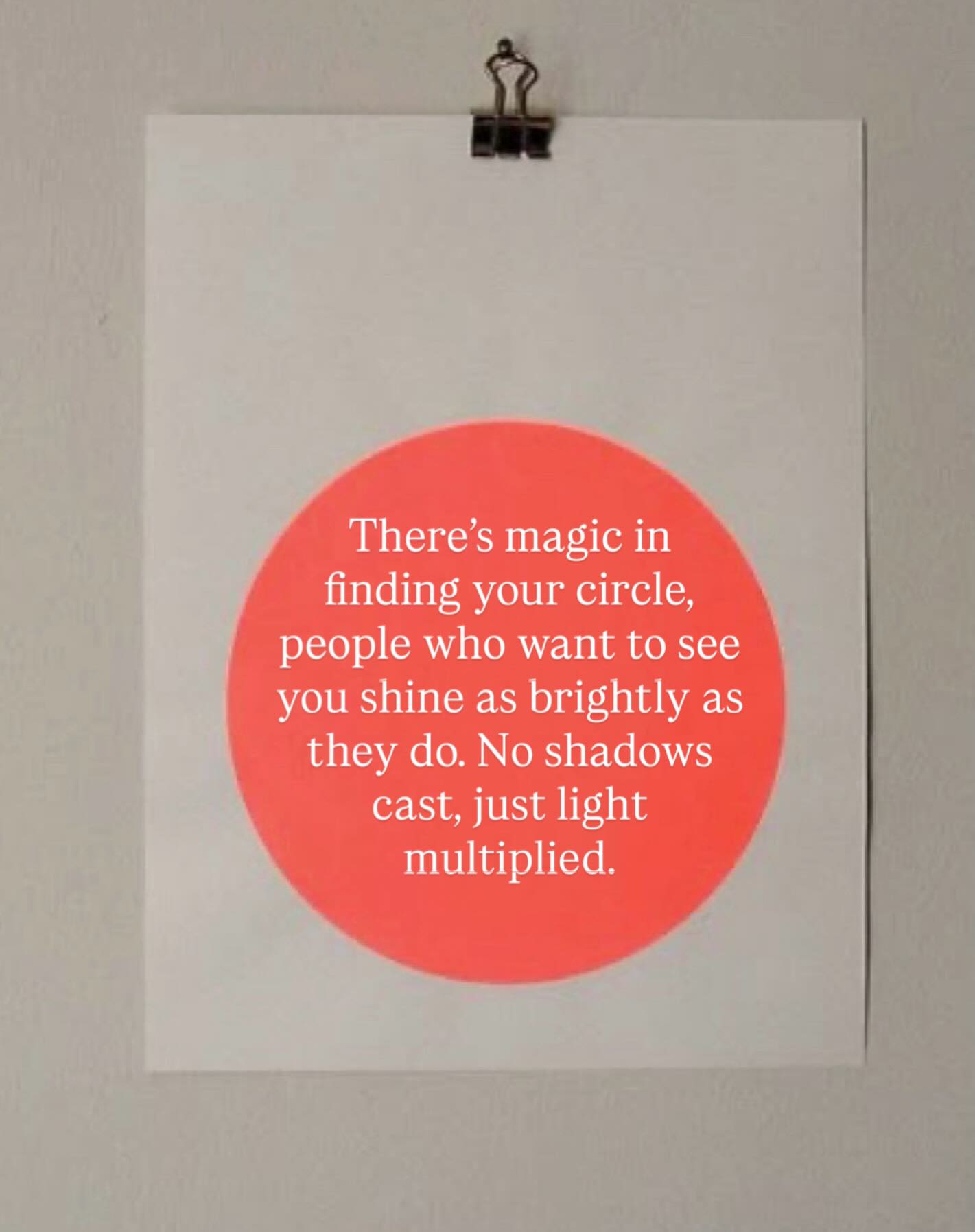There’s magic in finding your circle, people who want to see you shine as brightly as they do. No shadows cast, just light multiplied.” Vex King
Have you joined our circle? A growing community of creatives and like minded folk, pot luck lunches, free residencies, workshops, collaborations, events and more evolving. All rooted in one single desire to support each other and flourish 🤍⚪️
To join, head to the link in our bio.