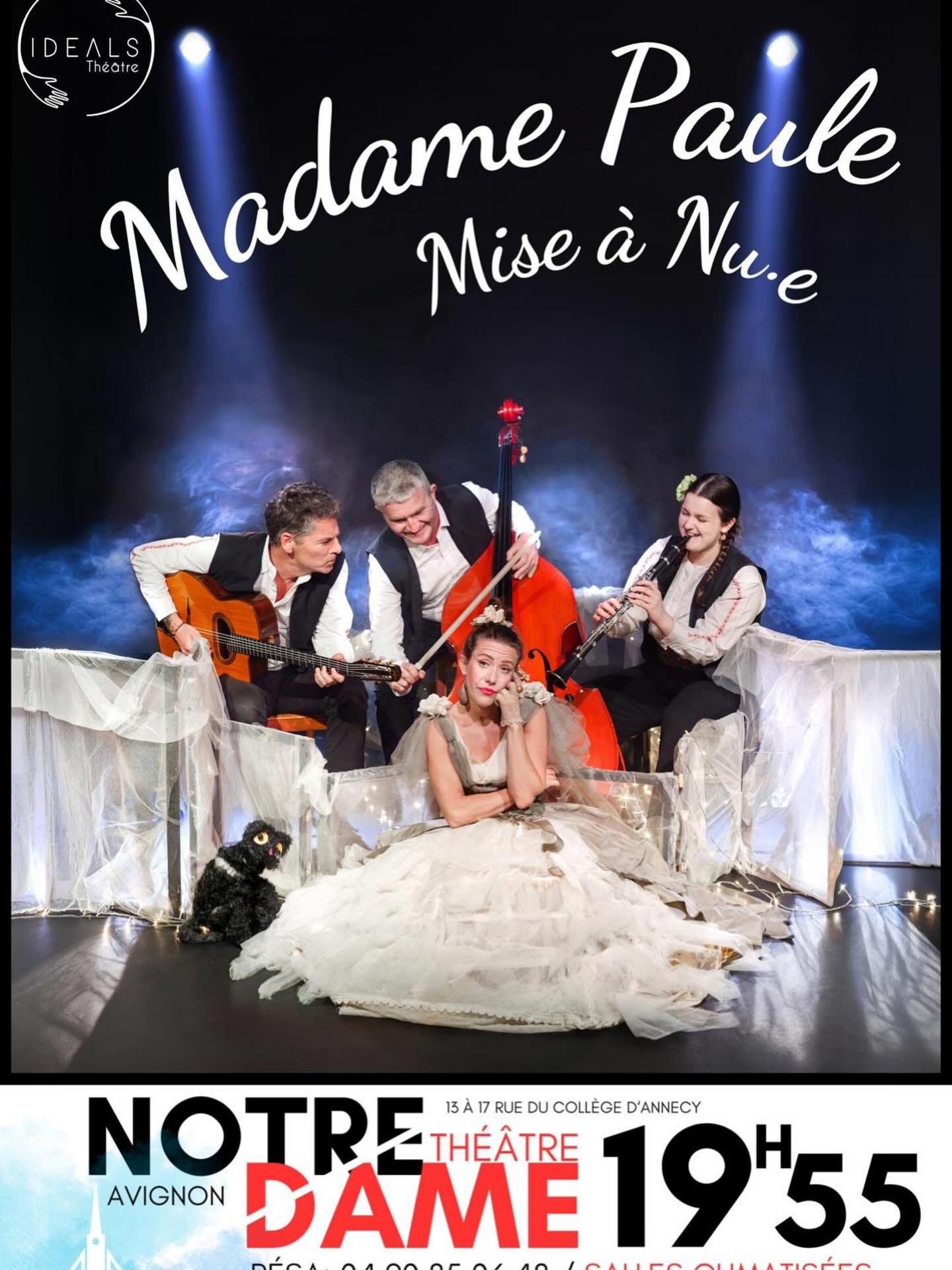 Nous sommes fiers de vous présenter notre toute nouvelle affiche du spectacle Madame Paule : Mise à Nu•e !! et en plus avec son joli bandeau pour le théâtre Notre-Dame à Avignon !! Ça y est, on ne peut plus faire marche arrière, mais pour vous il est encore temps de soutenir le spectacle. Tous les détails de don au LIEN DANS LA BIO.
Merci à la talentueuse @lea.tardat.photographie pour la photo !
#spectacle #live #avignon2026 #music #affiche
