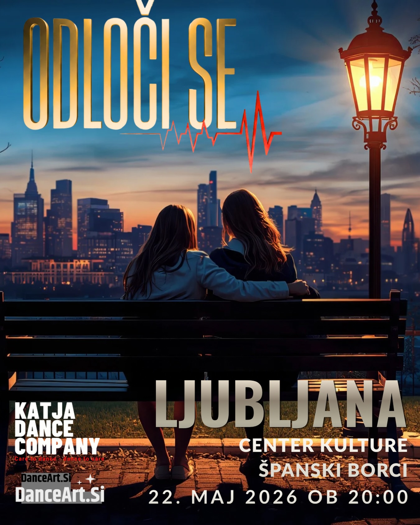 SAVE THE DATE!
22-MAJ-2026 ob 20. uri
Ljubljana, Španski borci - Center kulture v Mostah
Nova dobrodelna gledališka plesna predstava ODLOČI SE
V sodelovanju s Slovenija-transplant in Slovensko društvo Transplant
Vstopnice bodo na voljo kmalu.
#dance #danceshow #transplant #plesnapredstava