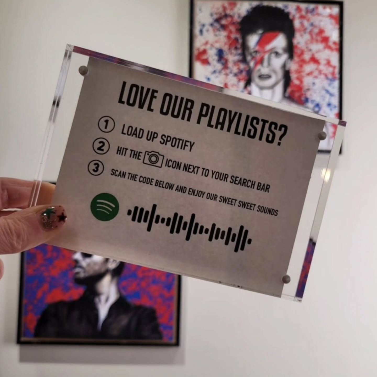 Q U I R K // O N
Clocked this little beauty hangin round in our reception? 👀
That Spotify code is your backstage pass to the House of Quirk sound, no appointment required!
We’ve taken the tunes you’re always asking about, and built them into our sharable custom playlists… so the vibes don’t stop when you leave the chair!
Think:
🎧 Fred again.. energy
🎧 Peggy Gou moods
🎧 Disclosure grooves
…with a sprinkle of Quirk chaos, obviously..
Perfect for when you're driving nowhere in particular / Dog walking (or llamas or cats! / Pre-drinks & kitchen discos / “Working” (we don’t judge!)
How to tune in:
Open Spotify → tap the camera button → scan the code
OR
Search house-of-quirk and dive straight in!
Enjoy!
#SalonSoundtracks #HousePlaylists #HairAndJams #Northwich #HairMusicMischief