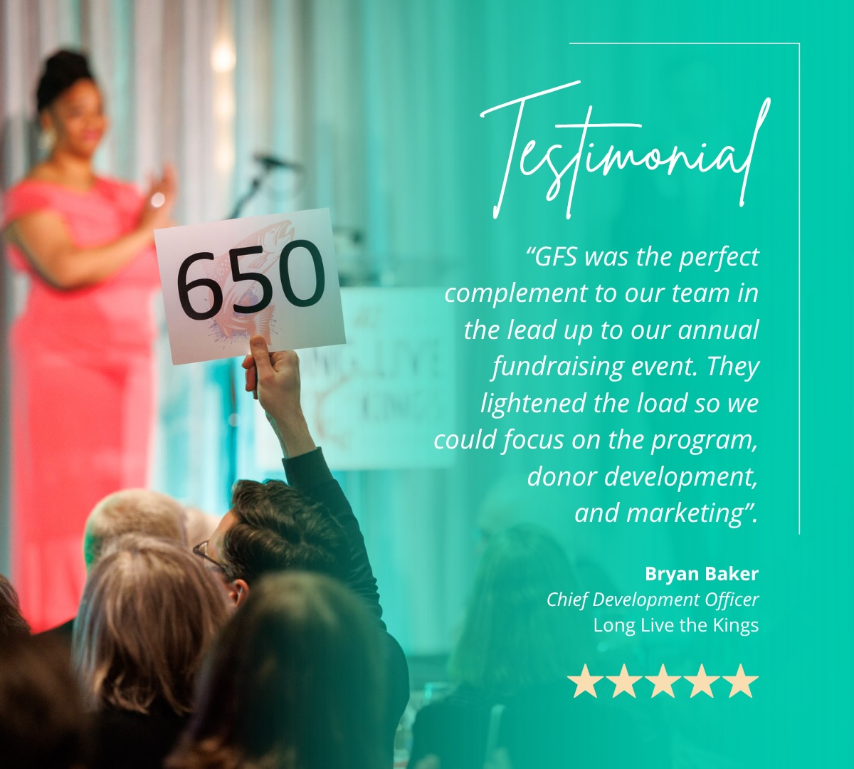 ✨ “With their help, we didn’t miss a single detail—and had our most successful event yet.”
That’s the goal.
We’re so grateful for the partnership with Long Live the Kings and the trust they placed in our team to support such an important event. When we can step in, lighten the load, and give our clients the space to focus on donors, storytelling, and impact—that’s when everything clicks.
Because the best events don’t happen when you’re stretched thin… they happen when the right team is in place. 💛
#gfsevents #nonprofit
@longlive.kings
