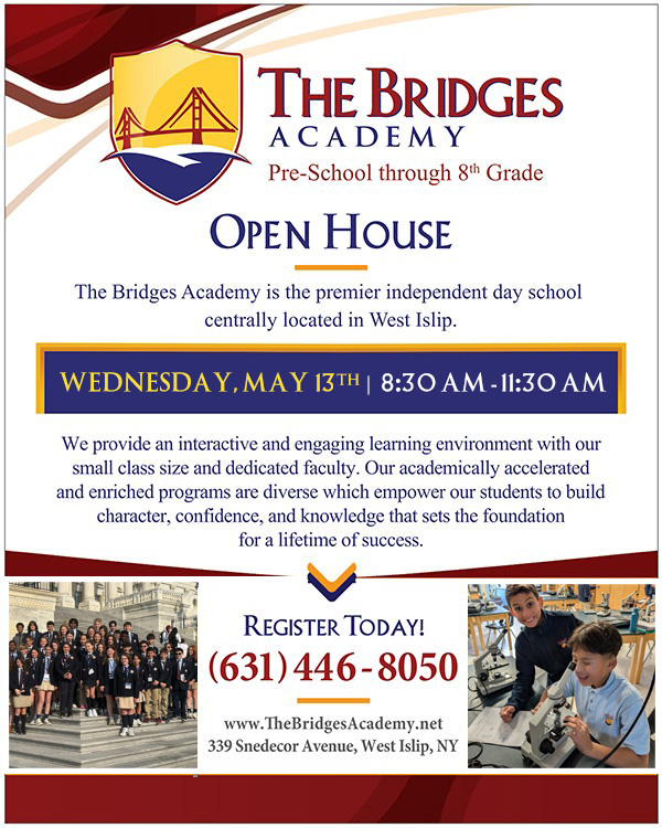The Bridges Academy is hosting a spring open house for grades 4–8, Wednesday, May 13th, 8:30am–11:30am. Link in bio to register.
#thebridgesacademy