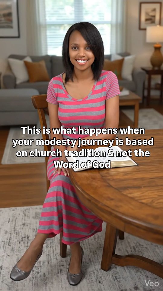 I thought my salvation was based on if I wore pants or not. But the Spirit of God revealed to me that I had a legalistic point of view due to church tradition.
My salvation is based on the finished work of Jesus Christ, not on the traditions or laws I keep. But at the same time, He revealed His desire for women to honor Him with their bodies.
Avoiding pants is not the issue. Avoiding lust of the flesh and the pride of life is.
I talk more about this is my newly updated Modesty Playbook: A Blueprint for Biblical Modesty.
Comment MODESTY to get it for free.
#modestfashion #modestoutfits #bibletruth #biblestudy #womenofgod