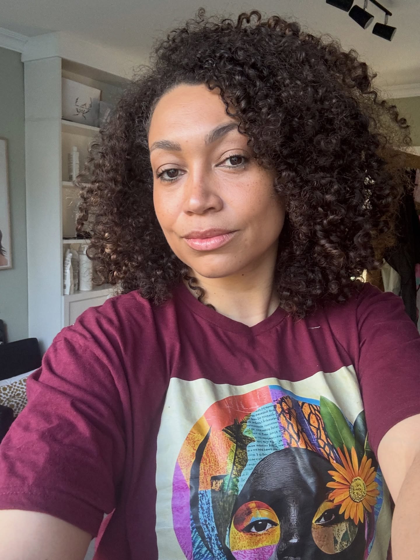 A rare occasion when I get to do my hair and my make up. Almost look human!
Wanted to say a big hello to all my new Instagram/ Facebook friends. So happy to have you here. Hope you enjoy my content and that my page is one of inspiration for you to love your curls and embrace your natural texture.
Questions? Drop a DM x