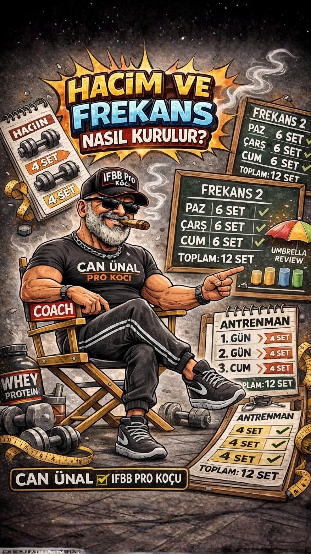 Hacim ve frekans…
Vücut geliştirmede en çok konuşulan ama en az doğru uygulanan iki kavram.
Çoğu sporcu, haftalık hacmi tek güne yığarak kası geliştirdiğini zanneder.
Ama gerçek şu: Kas gelişimi, toplam hacmin doğru frekansla dağıtılmasıyla olur.
Bilimsel veriler gösteriyor ki; aynı hacmi haftaya yaymak, tek güne yüklemekten daha fazla hipertrofi sağlar.
Yani mesele “çok çalışmak” değil…
doğru dağıtarak çalışmak.
Amatör seviyede bu hata gelişimi yavaşlatır.
Profesyonel seviyede ise bu hata… direkt sahne kaybettirir.
IFBB Pro sisteminde:
• Hacim kontrollü verilir
• Frekans stratejik kurulur
• Kas grupları kategoriye göre dağıtılır
Çünkü her fizik aynı değildir.
Her hedef aynı değildir.
Ve her program… herkese yazılmaz.
📚 BİLİMSEL DAYANAK
• Schoenfeld et al. (2017)
Haftalık hacim arttıkça hipertrofi artar, ancak bu hacmin dağılımı kritik rol oynar.
• Grgic et al. (2018)
Haftada 2 frekans, tek frekansa göre daha fazla kas gelişimi sağlar.
• Ralston et al. (2017)
Setlerin bölünmesi, performans ve toplam tekrar kalitesini artırır.
• Krieger (2010)
Yüksek hacim ancak doğru toparlanma ile anlam kazanır.
• Umbrella Review (Genel literatür)
Hipertrofi = mekanik gerilim + yeterli hacim + doğru frekans + recovery
📞 İLETİŞİM
IFBB PRO COACH CAN ÜNAL
www.ifbbprocoach.com
YouTube: @vucut_hocasi
Online Koçluk & Yarışma Hazırlık
#hacim
#frekans
#vucuthocasi
#ifbbpro
#antrenmanprogramı
