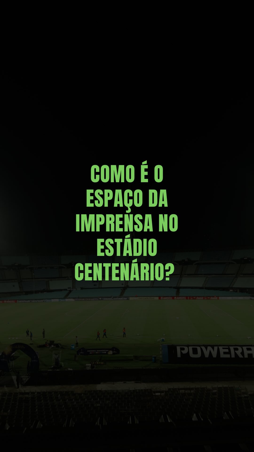 Bastidores de uma cobertura de Copa Sul-Americana! Fomos acompanhar Montevideo City Torque x Grêmio no mítico estádio Centenário e mostramos os detalhes
#futebol #cobertura #centenario #uruguai #copasulamericana montevideo