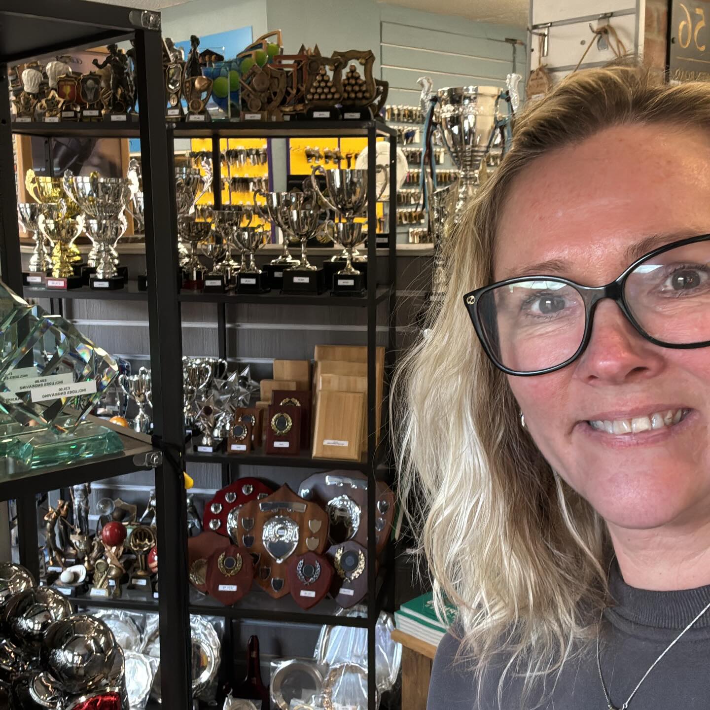 Busy day of trophy engraving today ๐คค
This time of year is always manic for us because all the clubs are having their presentations and tournaments etc.
If youโre thinking about using our services pop in and see us for a chat and pick up our catalogues.
Alternatively you can browse our brochures on our website and send us an email. The link is in our bio ๐
Thank you sooo much to all our customers for keeping us busy ๐ฅฐ