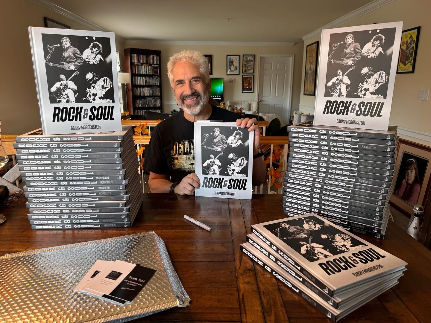 Barry Morgenstein is available for media appearances, including radio and television interviews, to discuss Rock & Soul. Released in November 2025, Rock & Soul has been promoted primarily by Barry and Shelly Morgenstein. Barry has been featured on various networks, such as Newsmax, Fox News Radio, OAN, Real America TV, and The Don’t Unfriend Me Show, as well as multiple podcasts and radio interviews. We are grateful for the promotional support provided by friends and clients. To arrange an interview with Barry, please contact bmorgensteinphoto@gmail.com.