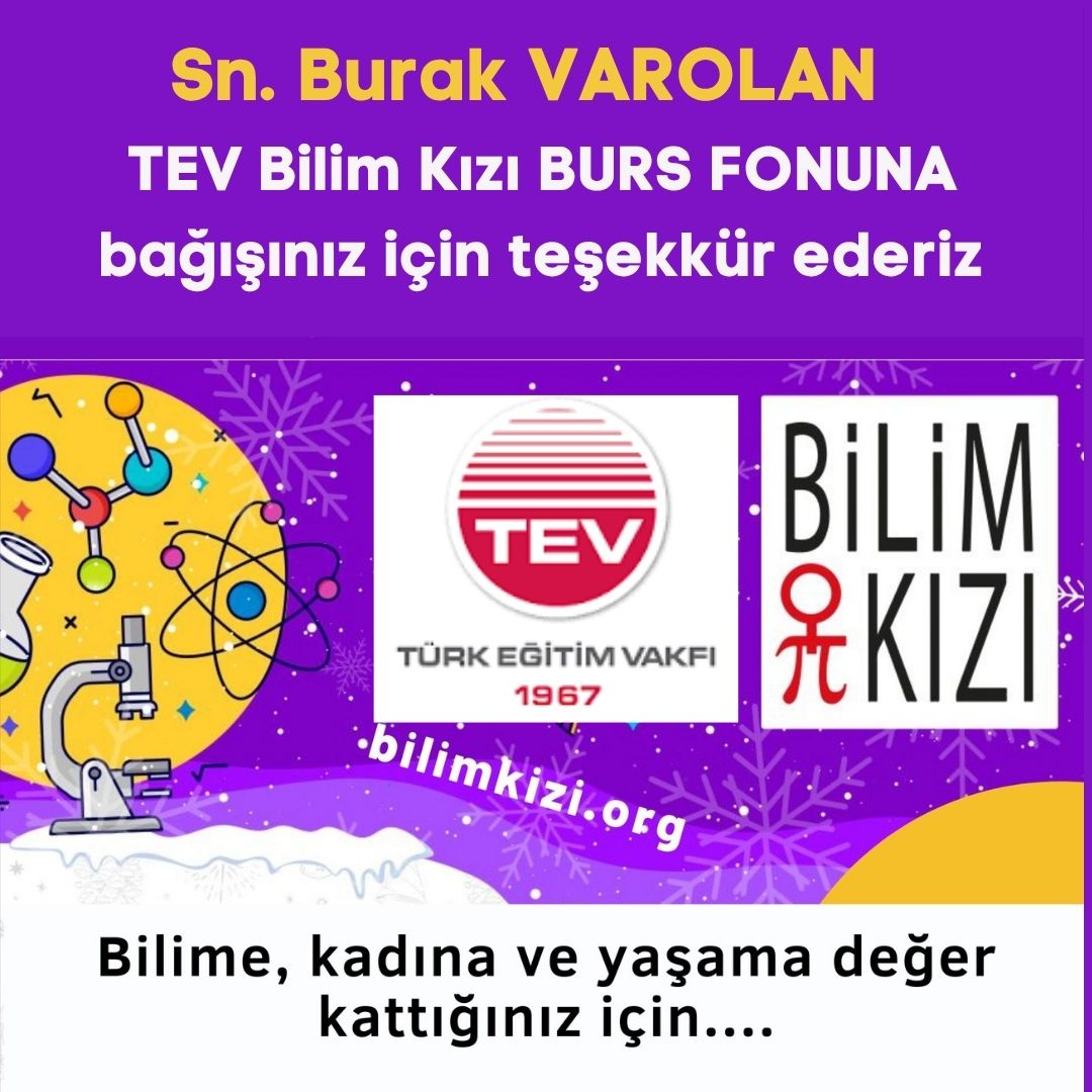 #BilimKızı TOPLULUĞU olarak bilimsel başarılar için yola çıkan kızlarımıza @turkegitimvakfi üzerinden #burs fonumuza destek veren @burakvarolan a teşekkür ediyoruz.
Sizin gibi gönlü güzel, bilimle yaşama #değer katmak isteyen destekçilerimizi https://bagis.tev.org.tr/burs-fonu-bagisi?q=92748&k=46783 sayfamızdan Tek Seferlik veya Talimatlı Aylık Düzenli Bağış ile katkı sağlamaya bekliyoruz.