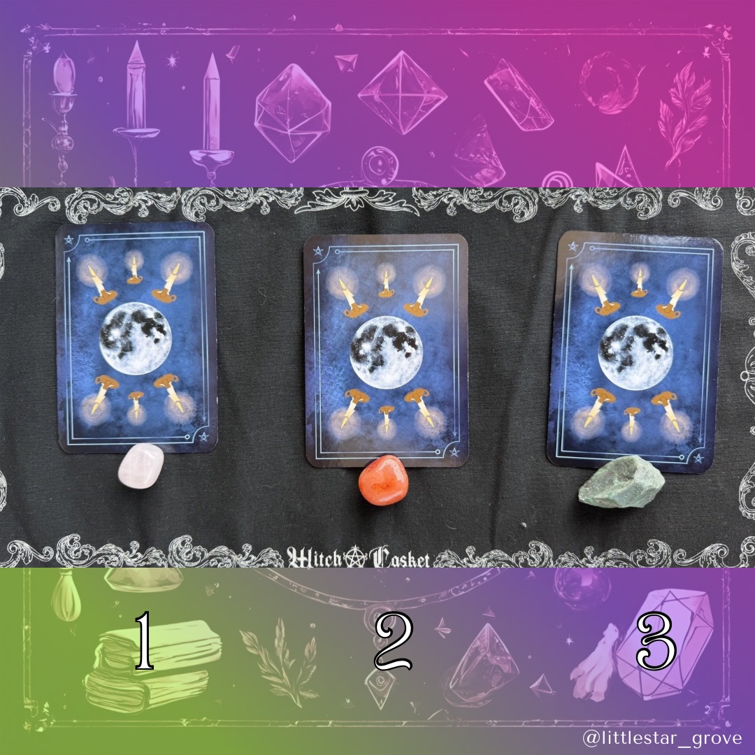 27.04 - 3.05🔮
Czas na karty ✨
Weź głęboki oddech, skup się i wybierz jedną z kart na nadchodzący tydzień.
Potem przesuń w prawo, aby odkryć swoją kartę i odczytać jej znaczenie
Oracle time ✨
Take a breath, focus and choose one of the cards for the upcoming week.
Then swipe right to see your card and read its meaning
Deck: Season of the witch - Imbolc