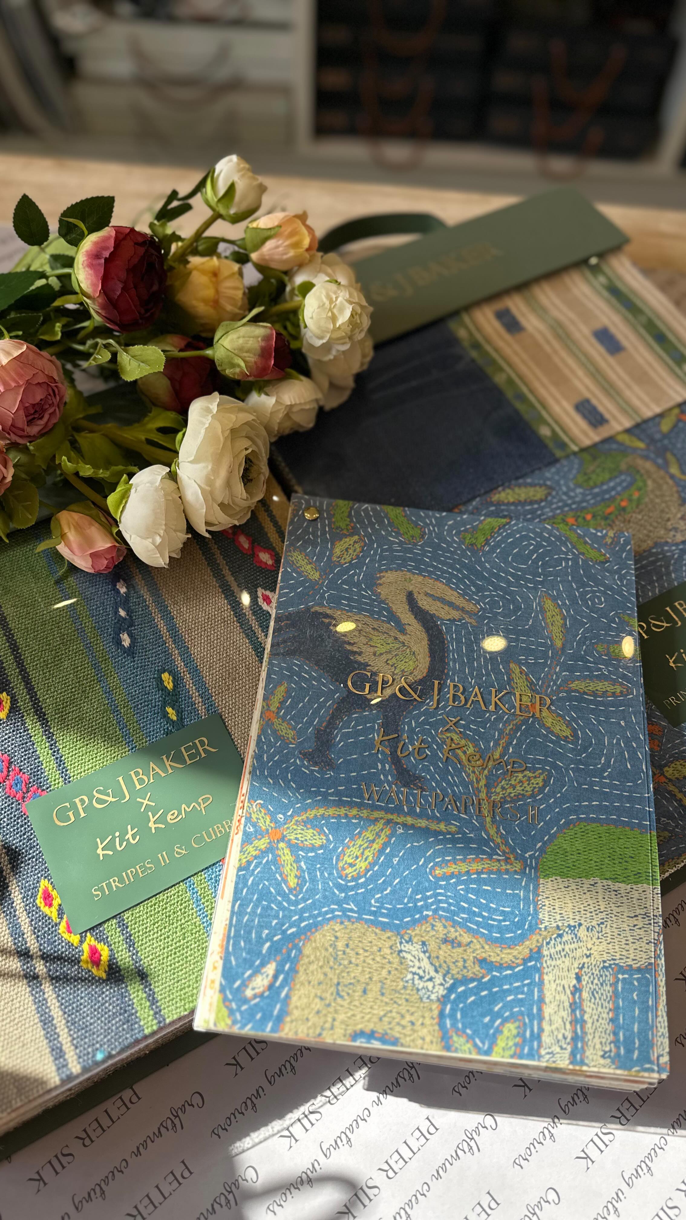 Gorgeous sunshine in our pattern book room this afternoon… so we thought a teaser of the latest Kit Kemp x GP&J Baker’s spring collection was a must !! Available to view and order through us now 🍃🌷
#kitkemp #gpjbaker #funfabric #uniquefabric #wallpaper