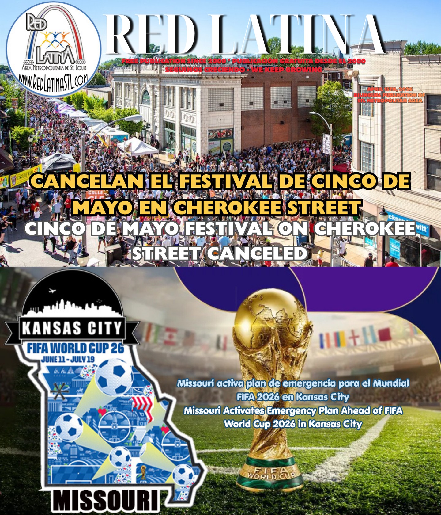 Red Latina presenta su segunda edición de abril: historias desde St. Louis, análisis global, energía, inteligencia artificial, salud y cultura latina. Link in Bio
📰 New Red Latina edition
St. Louis + the world in one magazine
#RedLatina #CulturaLatina #Noticias #IA #Salud #Energía