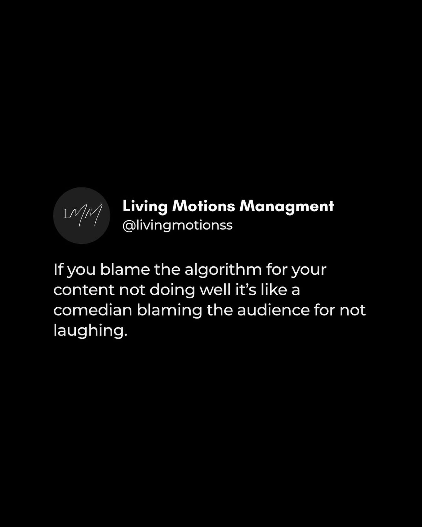 The algorithm can be manipulated. It responds to behavior, and behavior is predictable when you understand your audience at its core.
Most creators focus on what looks good. The algorithm is focused on patterns.
When you understand how your audience actually watches, engages, and responds, you can start feeding the algorithm exactly what it wants.
That’s when it starts working in your favor.
Comment MORE if you want 1:1 support to make the algorithm work for you.