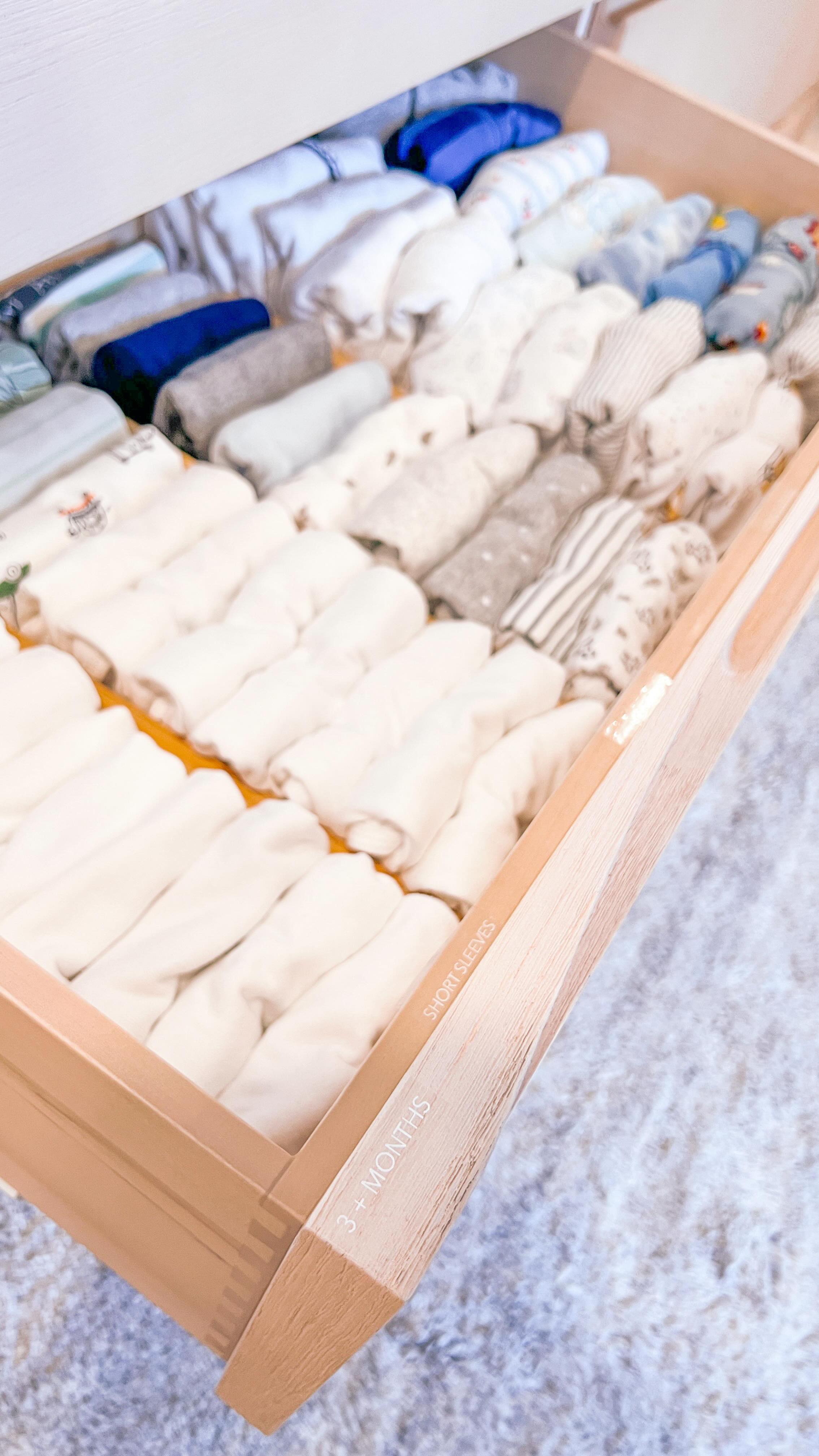 Consider this your official cheat sheet for folding kids’ clothes — and yes, you’re going to want to save this one.
No more stuffed drawers that explode the second you open them. No more refolding the same tiny shirt three times. No more chaos hiding behind a closed door.
Once you learn the right technique, it takes less time, everything fits better, and — bonus — your kids can actually find what they’re looking for without turning the whole drawer upside down.
This is the only guide you’ll ever need. Bookmark it. Save it. Come back to it every time laundry day feels like a lot.
Your future self will thank you. 🙏
#babyclothesorganization #nurseryorganization #professionalorganizer
