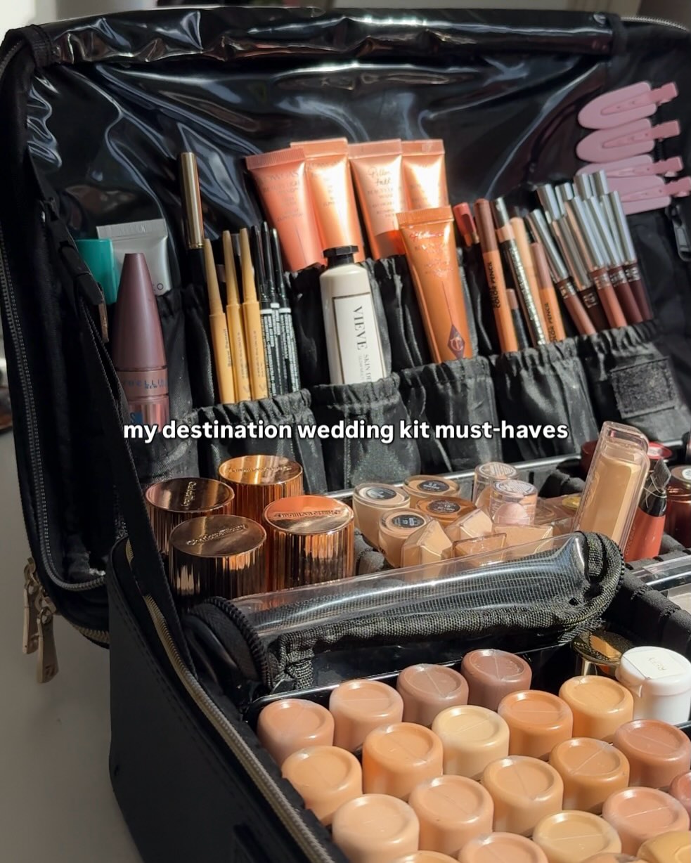 2 weeks to go ✈️ ☀️ follow to stay up to date with all my destination wedding content!
May is the month of destination weddings for me
🇮🇹 Tuscany
🇫🇷 South of France
🇨🇾 Cyprus
Stay tuned for all the destination content to come 👏 so excited to work at these beautiful venues @villa_catignano @lagrangedejavon + Aphrodite Beach Cyprus for the loveliest three brides 🥲
As well as some London weddings in between! It’s gonna be a busy month and I cannot wait!
(Also I am not taking this whole kit bag…stay tuned for how I pack my kit and what I take to see more of my fave products)
#destinationwedding #destinationweddingmakeupartist #destinationweddingmakeup #makeupartistkit
MUA kit tour
Makeup artist kit essentials
Destination makeup artist
Bridal makeup