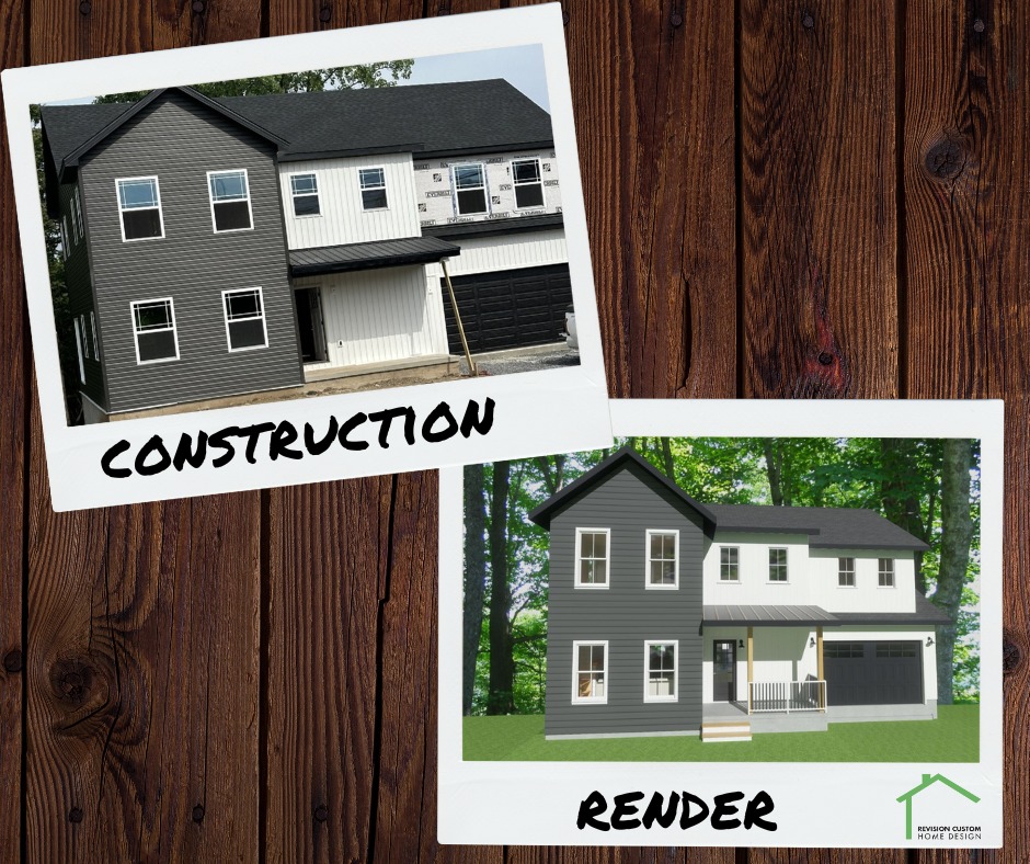 The outside of your home is huge, and selecting your colors can feel like a huge decision.
We make it easy by showing you your options... on your home. No more feeling overwhelmed when your builder shows you 23 samples that are barely 6" square.
#rendering #chiefarchitect #customhomedesign