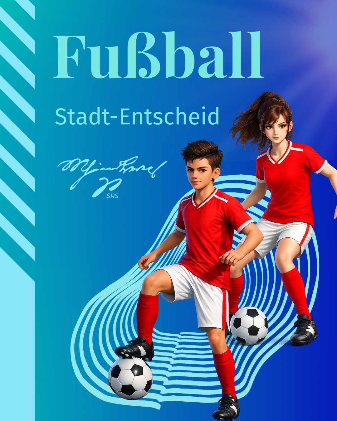 Was für ein sportlicher Erfolg von Montag bis Mittwoch! ⚽️🏆
Unsere Schule konnte sich gleich mehrfach den Stadt-Titel sichern – bei den Jungs in den Wettkampfklassen II und IV sowie bei den Mädchen in der Wettkampfklasse II. Damit haben sich alle drei Teams für den Regionalentscheid qualifiziert – es geht weiter! 💪
Wir haben großartigen Fußball gegen andere Schulen aus Amberg gesehen – spannende Spiele, viel Einsatz und vor allem Fairness auf dem Platz! 👏
Ein großes Dankeschön an alle teilnehmenden Schulen für die fairen Begegnungen, an die Organisatoren und betreuenden Lehrkräfte – und natürlich an unsere Fußballer und Fußballerinnen.
Wir sind stolz auf euch! 🙌
#SRS #Amberg #Fußball #stadtentscheid