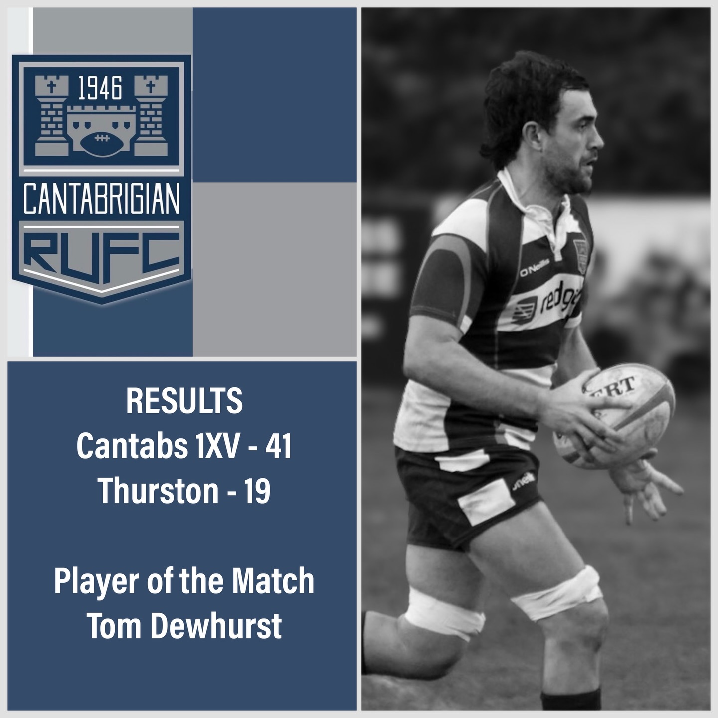 💥RESULTS💥
Back to winning ways and a bonus point win on Saturday!
Congratulations to our Player of the Match - Tom Dewhurst @tomdewy 🎉
📸 @bwsportsphotography
#rugby #cantabs #cantabsrugby #socialrugbyincambridge #cambridge