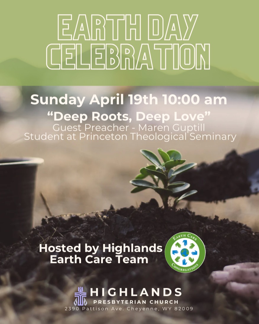 🌱 Highlands Annual Earth Day Celebration 🌱
10:00 AM Worship
Stick around for a seed bomb workshop during fellowship
.
We’ll see you there!