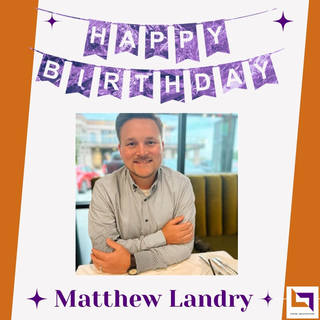 Today, we are thrilled to celebrate our partner, Matthew's, birthday!
Matthew brings an unmatched passion to our firm, always treating architecture as a canvas for our highest aspirations. He does not just design remarkable buildings; he engineers a culture of collaboration. Through his agile leadership, he inspires our entire team to push boundaries, embrace technical ingenuity, and craft spaces where people and businesses can truly thrive.
We are deeply grateful for his imaginative spirit and the way he champions our shared story every single day. He is a true cornerstone of our firm.
Please join us in wishing Matthew a very happy birthday in the comments below! 👇
#DidierArch #DidierArchitecture #HappyBirthday #TeamCelebration #Leadership #Architecture