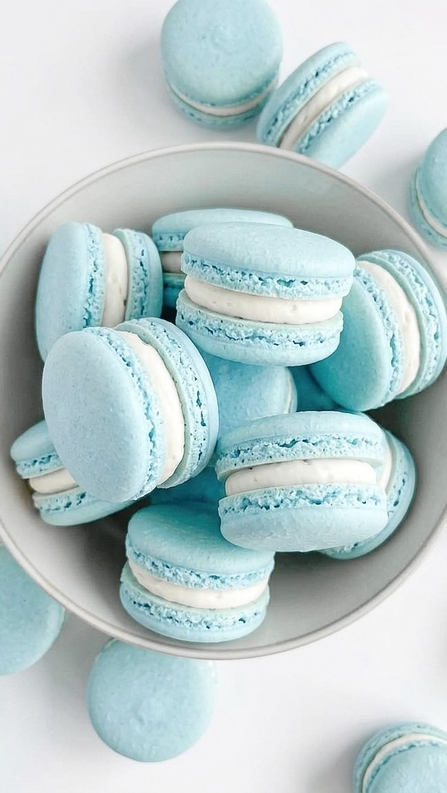 Day 4 of posting a recipe every single day ✨ Save this recipe! 👇🏻
Today we’re tackling macarons… and yes, they can turn out at home. Crispy shells, chewy centers, and those perfect little feet.
If macarons have ever intimidated you, this is your sign to try them.
Ingredients:
110 Almond Flour
100 Powdered Sugar
95 Egg White
90 Sugar
1/4 tsp cream of tartar
1. Preheat your oven to 290 F degrees. If your oven bakes hot; go down to 285 F.
2. Combine egg whites, sugar, and food coloring directly in the mixing bowl — and place it over simmering water to melt the sugar. Use your a spatula to smear it along the side of the bowl to check if the sugar is dissolved — once it feels smooth, it’s ready.
3. Pop it into the stand mixer, add a pinch of cream of tartar, and mix on speed 2, then bump to speed 4 — but never higher. Too fast = too many bubbles. After about 30-35 minutes, you should reach medium-stiff peaks. It might take more or less depending on the humidity. Once your meringue has that glossy, slightly bendy peak and it’s balled up in the whisk, you’re good.
4. Sift almond flour and powdered sugar go in a bowl, then I mush in one-third of the meringue into the mixture — no need to be gentle yet. Fold in the second third, then the last third using what I call my JLO fold — in the center, scoop up like a J, back down like a lowercase L, around like an O, and down again — until you get that smooth ribbon.
5. Transfer to a piping bag with a Wilton 2A or any wide round tip, hold it completely vertical, pipe for 4 slow seconds, then swirl.
Bake on an upside-down tray, place them in the oven with a wooden spoon holding the door open for 3–4 minutes. This is a no rest method.
6. Then close the door and bake for 8 more minutes. Rotate the tray if your oven bakes unevenly and bake for another 5 minutes. Once done crack the oven door again with a spoon for the last 3–4 minutes with the oven off.