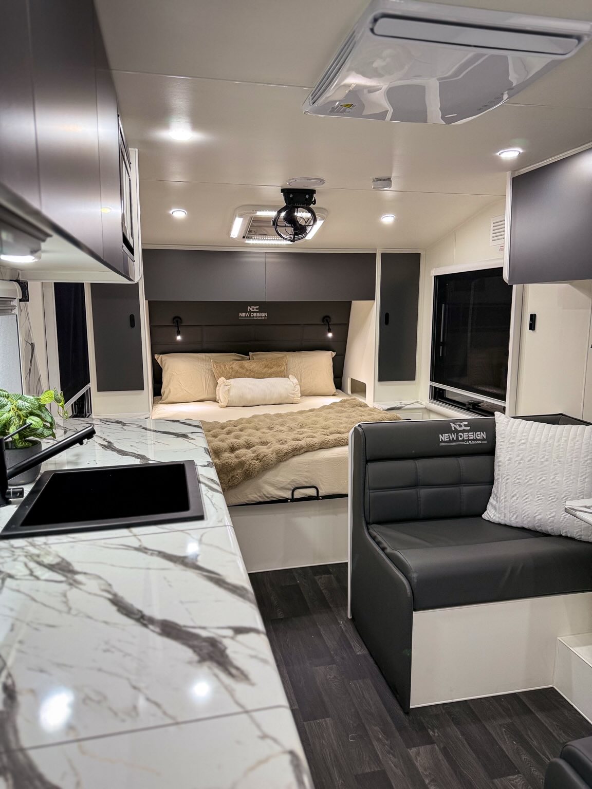 Step inside and experience a refined interior designed for comfort, style, and practicality.
With premium finishes, a spacious layout, and thoughtfully designed living areas, this interior delivers the perfect balance of modern elegance and everyday functionality.
Built to feel like home, wherever the journey takes you.
Thoughtfully designed. Built for Australian touring.
📍 Enquire today to learn more.