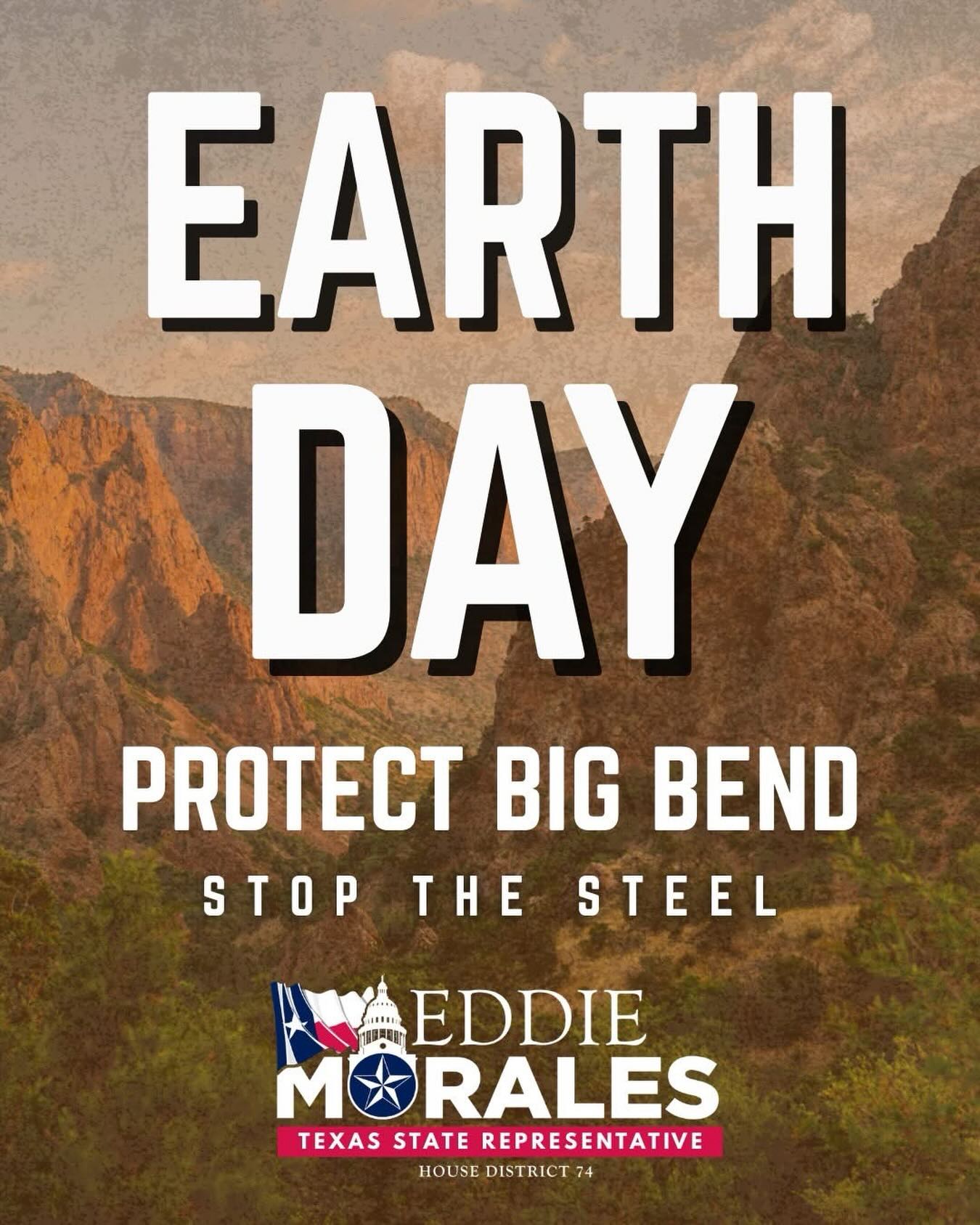 This Earth Day, the Big Bend region is still under attack by the federal government.
In fact, DHS once again silently updated its maps depicting new patrol roadways in Big Bend National Park as well as “Vehicle Barrier Systems.” While we lack any representation in the U.S. House of Representatives, we must continue to speak up and hold Secretary Mullin accountable.
The billions of dollars being spent in our region for this inefficient border security effort would make a world of difference if it were actually invested in our communities. From expanding healthcare access, funding our public schools, providing reliable electricity, or simply improving our park grounds. I am sick and tired of watching billions of our tax dollars be wasted while our communities simultaneously get left behind.