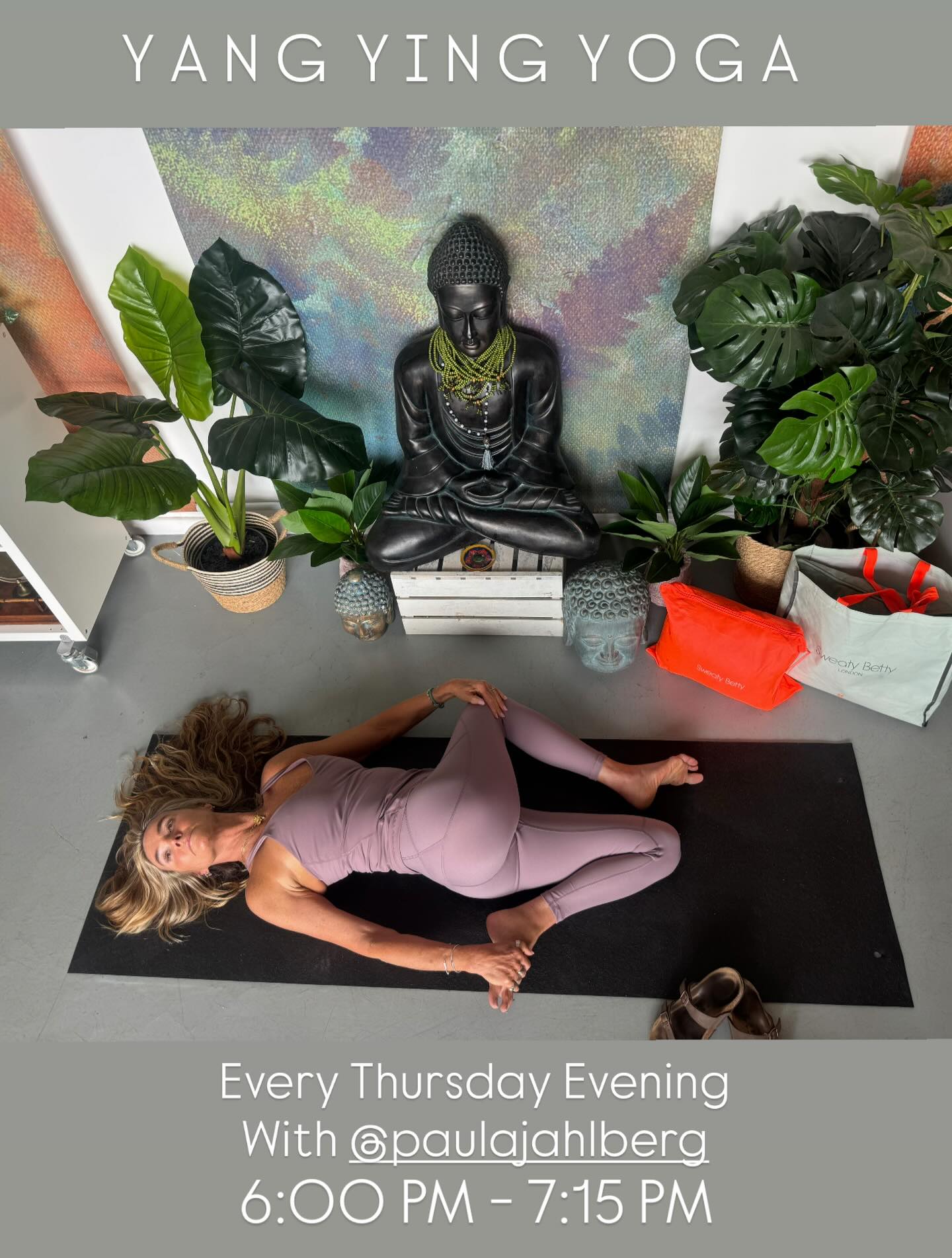 🍃 Here to help you find balance for spring / summer with @paulajahlberg NEW Yoga Class 🍃
A dynamic blend of energizing flow and deep, restorative stretches designed to strengthen the body yet calm your mind.. .. Join her every Thursday evening and experience the perfect harmony of movement and stillness 🙏🏽
#yinyangyoga#suffolkyoga#yogasuffolk#yogalife#yogalover
